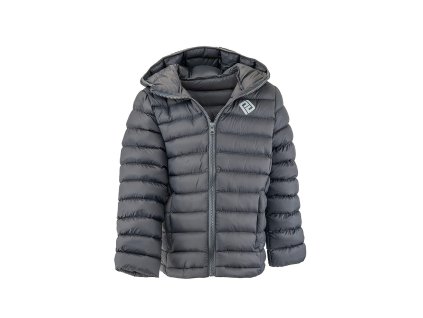 Dětská bunda extra lehká přechodová nylonová ANZA, Pidilidi, PD1154-09, šedá - 86
