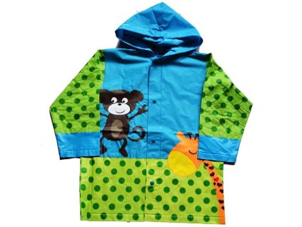 Pláštěnka PVC opice, Pidilidi, PL0047-02, kluk - 98/104 (Varianta 98/104)