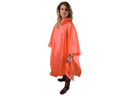 poncho pro dospělé, Pidilidi, PL0064-03, oranžová