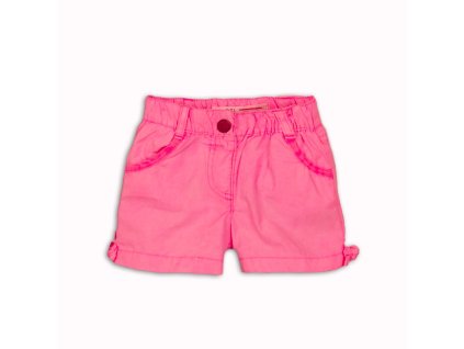 Kraťasy dívčí bavlněné, Minoti, 2SHORT 8, růžová - 86/92 (Varianta 86/92)