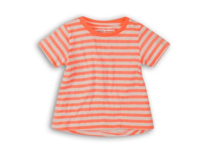 Tričko dívčí s krátkým rukávem, Minoti, 2SLUBT18, oranžová - 98/104 (Varianta 98/104)