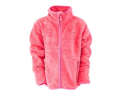 mikina dívčí chlupatá se stojáčkem, Pidilidi, PD1114-03, růžová - 98 (Varianta 140)