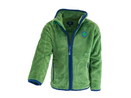 mikina dětská chlupatá se stojáčkem, Pidilidi, PD1139-19, zelená - 86/92 (Varianta 86/92)