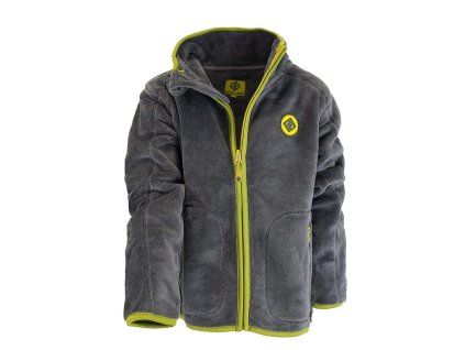 mikina dětská chlupatá se stojáčkem, Pidilidi, PD1139-09, šedá - 86/92 (Varianta 86/92)