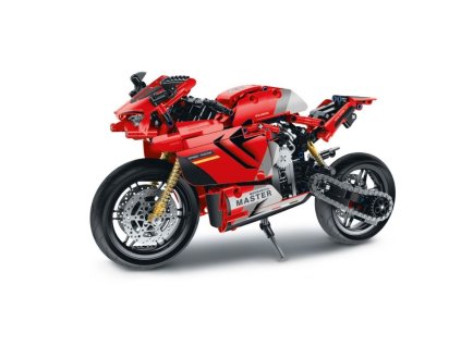 iM.Master Stavebnice motorka červená 32,2x10x16,6 cm, iM.Master, W039486