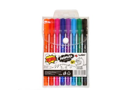 Propiska barevná sada 8 ks, TOTO, W832507