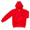 Mikina chlapecká s kapucí celopropínací, Minoti, 9ZIPEMB 5, červená - 104/110