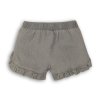 Kraťasy dívčí s volánky, Minoti, Shell 5, šedá - 98/104