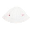 Kojenecký klobouček, dívčí, bílý - 62