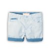 Kraťasy chlapecké bavlněné, Minoti, Salt 6, světle modrá - 128/134
