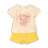 Kojenecký set dívčí - tričko a kraťasy, Minoti, Fruits 3, holka - 80/86