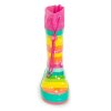 dívčí holínky gumové - potisk rainbow, Pidilidi, PL0051-01, holka - 22