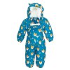 overal zimní chlapecký s kožíškem, Pidilidi, PD1142-04, modrá - 80