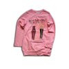 tričko dívčí, dlouhý rukáv, Wendee, BTS39230-1, růžová - 98