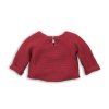 Svetr dívčí s kapsami, Minoti, BIRDCAGE 3, červená - 74/80 (Varianta 74/80)