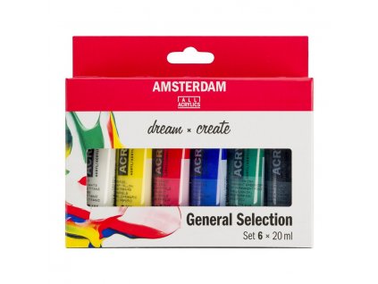Sada akrylových barev Amsterdam 6 x 20 ml Royal Talens