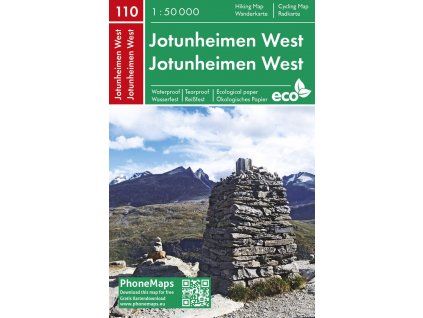 110 Jotunheimen West 1: 50 000