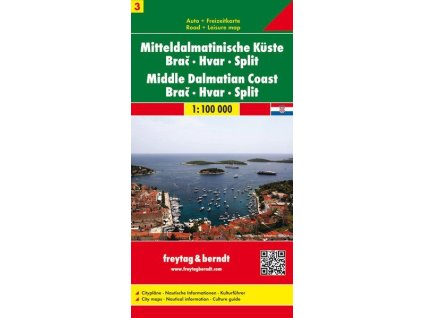 Stredné pobrežie Dalmácie, Brač, Hvar, Split 1