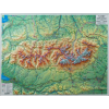 Tatry plastická reliéfna mapa 1: 66 666