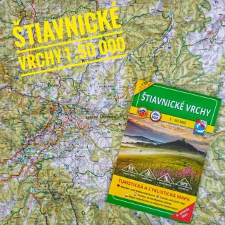 ⚡️Turistická mapa Štiavnické vrchy 1: 50 000 VKÚ⚡️ Okolie Banskej Štiavnice patrí medzi turisticky najatraktívnejšie...