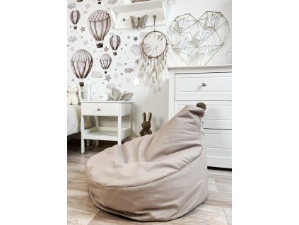 sedací vak béžový
