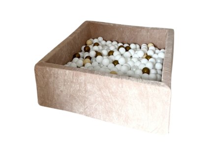 bazen pro deti ctverec velvet bezovy