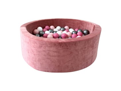 suchy bazen kulaty semysovy ruzovy