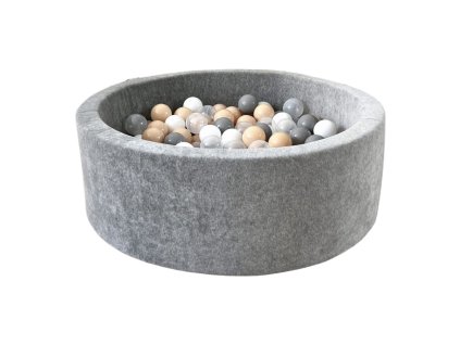 bazen kulaty sedy velvet