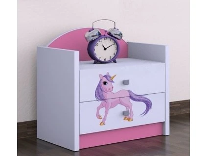 noční stolek jednorožec