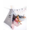 dětský stan teepee stan týpí světle šedý 5