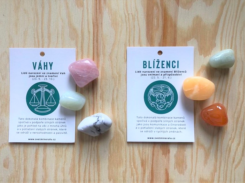 Základní působení kamenů podle znamení zvěrokruhu 