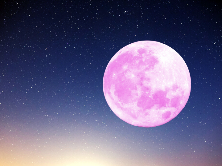 Duben 2021: Přichází růžový superúplněk plný přání a nadějí