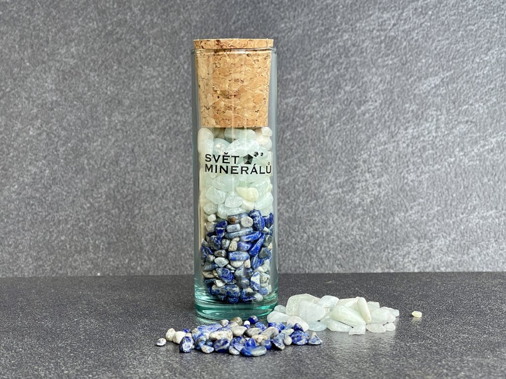 harmonizující voda, lapis lazuli, akvamarín