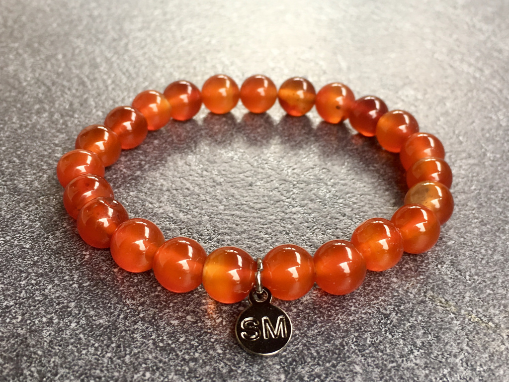 7284 1 naramky z mineralu karneol naramek