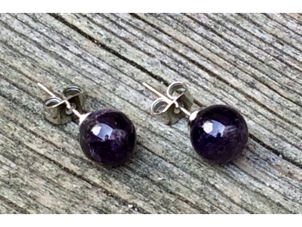 11898 1 nausnice z mineralu ametyst nausnice