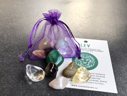 12021 3 balicek mineralu pro znameni lev
