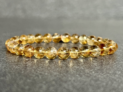14562 5 naramky z mineralu a polodrahokamu citrinovy naramek sperky z citrinu