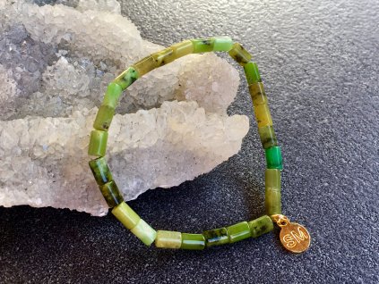 chrysopras náramek