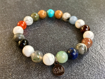 18846 1 naramky z mineralu jaspis achat magnezit karneol iolit akvamarin lapis lazuli granat angekit tyrkenit