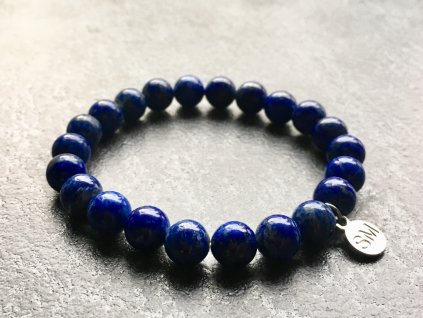 náramky z minerálů, lapis lazuli