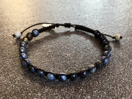 náramky z minerálů, sodalit náramek shamballa