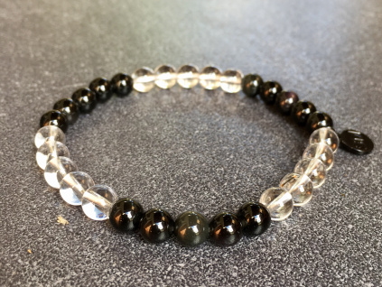 22217 naramky z mineralu obsidian kristal naramek