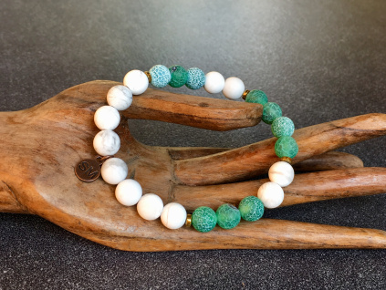 22472 1 naramky z mineralu achat magnezit hematit naramek