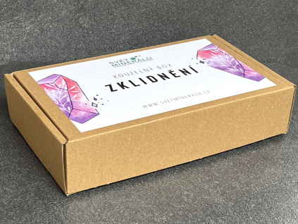 kouzelný box, zklidnění, minerály, kameny, tromly,