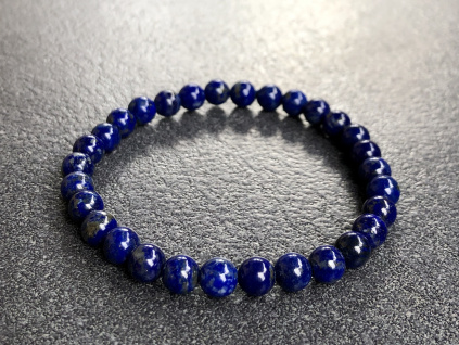 náramek z minerálů, náramek lapis lazuli