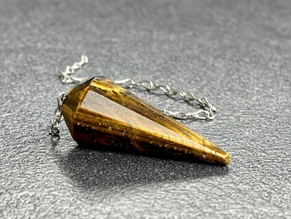 30654 3 kyvadla z mineralu tygri oko kyvadlo