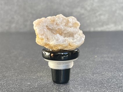 zátky na lahve z minerálů, dekorativní zátka na lahve křišťálová geoda