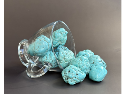 35527 6 tromly z mineralu a polodrahokamu tyrkenit troml