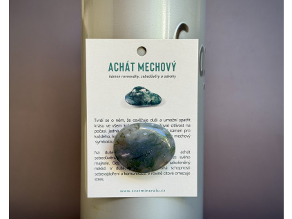 magnetky z minerálů a polodrahokamů, magnet z achátu mechového placičky, dekorativní achátová magnetka