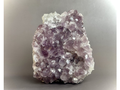 drůzy z minerálů, drúza z ametystu, ametystová dekorace